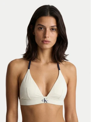 Calvin Klein Swimwear Góra od bikini LV00Q61225 Écru