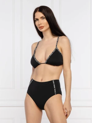 Calvin Klein Swimwear Góra od bikini TRIANGLE czarny
