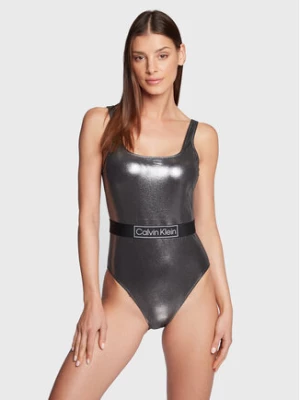 Calvin Klein Swimwear Strój kąpielowy KW0KW01956 Czarny