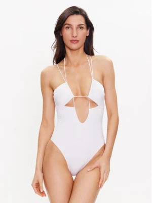 Calvin Klein Swimwear Strój kąpielowy KW0KW02028 Biały