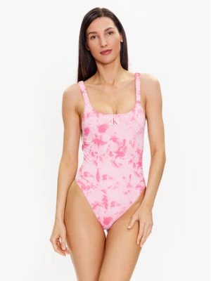 Calvin Klein Swimwear Strój kąpielowy KW0KW02127 Różowy