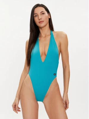 Calvin Klein Swimwear Strój kąpielowy KW0KW02342 Niebieski
