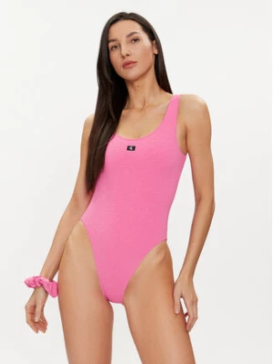 Calvin Klein Swimwear Strój kąpielowy KW0KW02401 Różowy