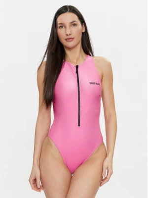 Calvin Klein Swimwear Strój kąpielowy KW0KW02407 Różowy
