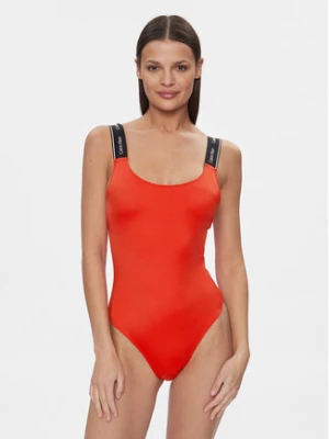 Calvin Klein Swimwear Strój kąpielowy KW0KW02422 Czerwony