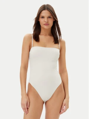 Calvin Klein Swimwear Strój kąpielowy KW0KW02709 Beżowy