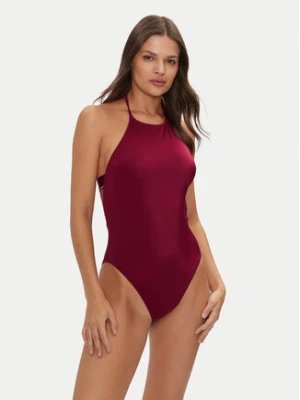 Calvin Klein Swimwear Strój kąpielowy KW0KW02733 Bordowy