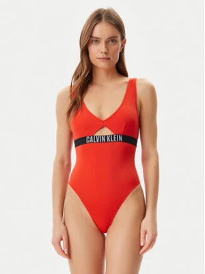 Calvin Klein Swimwear Strój kąpielowy KW0KW02746 Czerwony
