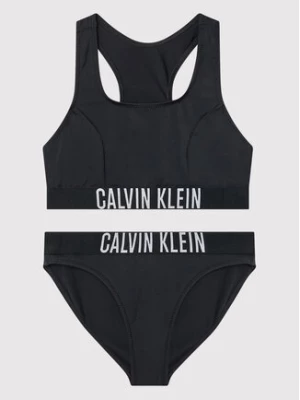Calvin Klein Swimwear Strój kąpielowy KY0KY00010 Czarny