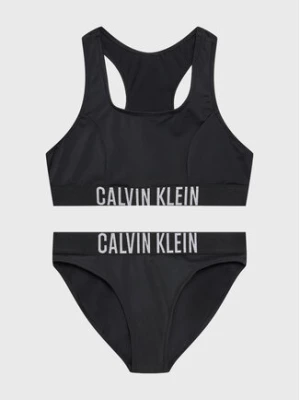 Calvin Klein Swimwear Strój kąpielowy KY0KY00027 Czarny