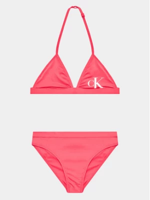 Calvin Klein Swimwear Strój kąpielowy KY0KY00028 Różowy