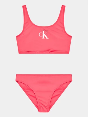 Calvin Klein Swimwear Strój kąpielowy KY0KY00029 Różowy
