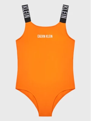 Calvin Klein Swimwear Strój kąpielowy KY0KY00032 Pomarańczowy