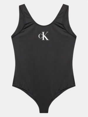 Calvin Klein Swimwear Strój kąpielowy KY0KY00033 Czarny