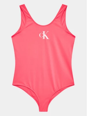Calvin Klein Swimwear Strój kąpielowy KY0KY00033 Różowy