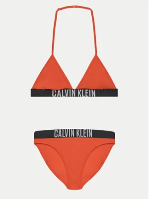 Calvin Klein Swimwear Strój kąpielowy KY0KY00090 Czerwony