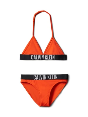Calvin Klein Swimwear Strój kąpielowy KY0KY00090 Pomarańczowy