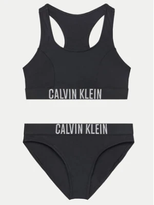 Calvin Klein Swimwear Strój kąpielowy KY0KY00091 Czarny