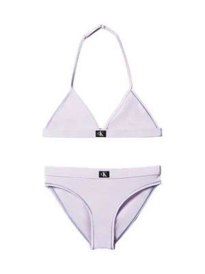 Calvin Klein Swimwear Strój kąpielowy KY0KY00092 Fioletowy