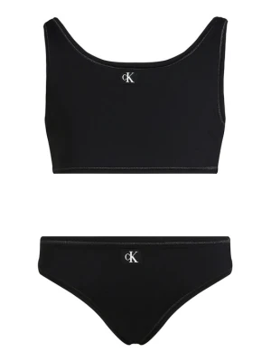 Calvin Klein Swimwear Strój kąpielowy KY0KY00093 Czarny