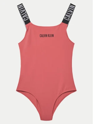 Calvin Klein Swimwear Strój kąpielowy KY0KY00098 Różowy