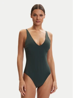 Calvin Klein Swimwear Strój kąpielowy LV00Q61105 Zielony