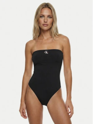 Calvin Klein Swimwear Strój kąpielowy LV00Q61108 Czarny