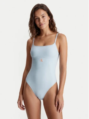 Calvin Klein Swimwear Strój kąpielowy LV00Q61217 Niebieski