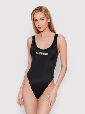 Calvin Klein Swimwear Strój kąpielowy Scoop KW0KW01599 Czarny