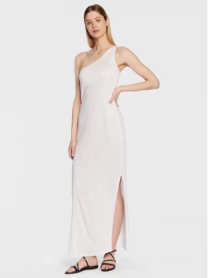 Calvin Klein Swimwear Sukienka plażowa KW0KW02098 Biały Regular Fit