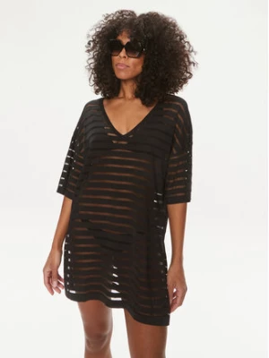 Calvin Klein Swimwear Sukienka plażowa KW0KW02528 Czarny Regular Fit