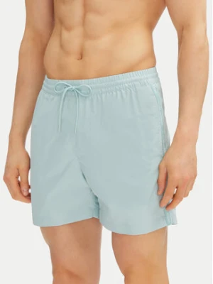 Calvin Klein Swimwear Szorty kąpielowe KM0KM01109 Niebieski Regular Fit
