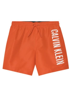 Calvin Klein Swimwear Szorty kąpielowe KV0KV00053 Czerwony Regular Fit