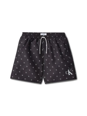 Calvin Klein Swimwear Szorty kąpielowe KV0KV00062 Czarny Regular Fit