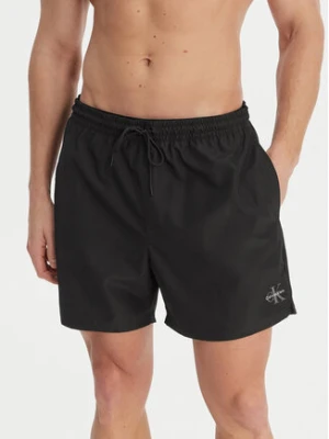 Calvin Klein Swimwear Szorty kąpielowe LV00N61045 Czarny Regular Fit