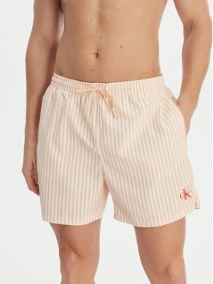 Calvin Klein Swimwear Szorty kąpielowe LV00N61045 Pomarańczowy