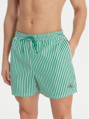 Calvin Klein Swimwear Szorty kąpielowe LV00N61045 Zielony