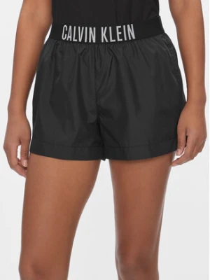 Calvin Klein Swimwear Szorty sportowe KW0KW02482 Czarny Regular Fit
