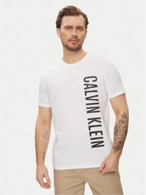 Calvin Klein Swimwear T-Shirt KM0KM00998 Biały Regular Fit