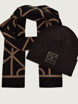 Calvin Klein Szal + czapka