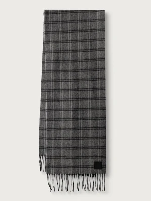 Calvin Klein szalik damski wełniany szary