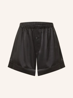 Calvin Klein Szorty Do Spania Satin Sheen Z Satyny schwarz