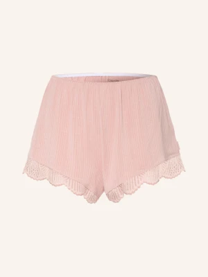 Calvin Klein Szorty Do Spania Z Koronką rosa BLADORÓŻOWY