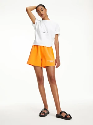 Calvin Klein Szorty dresowe w kolorze pomarańczowym rozmiar: S
