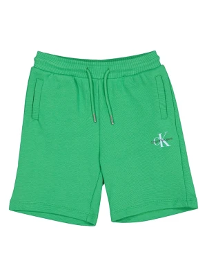 Calvin Klein Szorty dresowe w kolorze zielonym rozmiar: 152