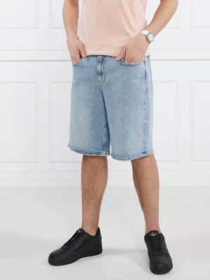 Calvin Klein Szorty ICONIC | Relaxed fit niebieski