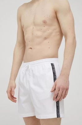 Calvin Klein szorty kąpielowe kolor białyCHEAPER