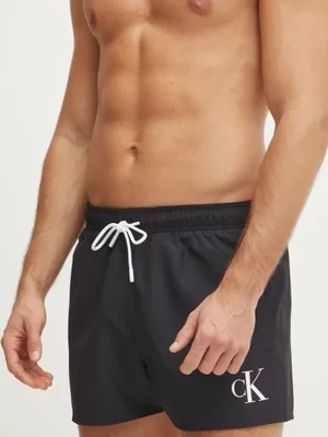 Calvin Klein szorty kąpielowe kolor czarny KM0KM01099