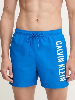 Calvin Klein szorty kąpielowe kolor fioletowy LV00N61092