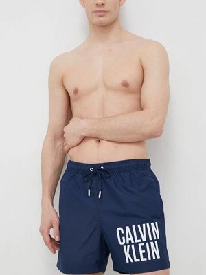 Calvin Klein szorty kąpielowe kolor granatowy